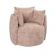 Fauteuil Restaurant Cafe Bar Et Horeca - Max Chenille Rose